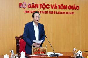 Bộ trưởng Bộ Dân tộc và Tôn giáo Đào Ngọc Dung: Nhiệm vụ quan trọng nhất của các địa phương là đạt mục tiêu tăng trưởng gắn với phát triển bền vững