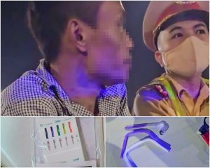 Cảnh sát giao thông Hà Nội phát hiện 4 tài xế xe tải dương tính với ma túy