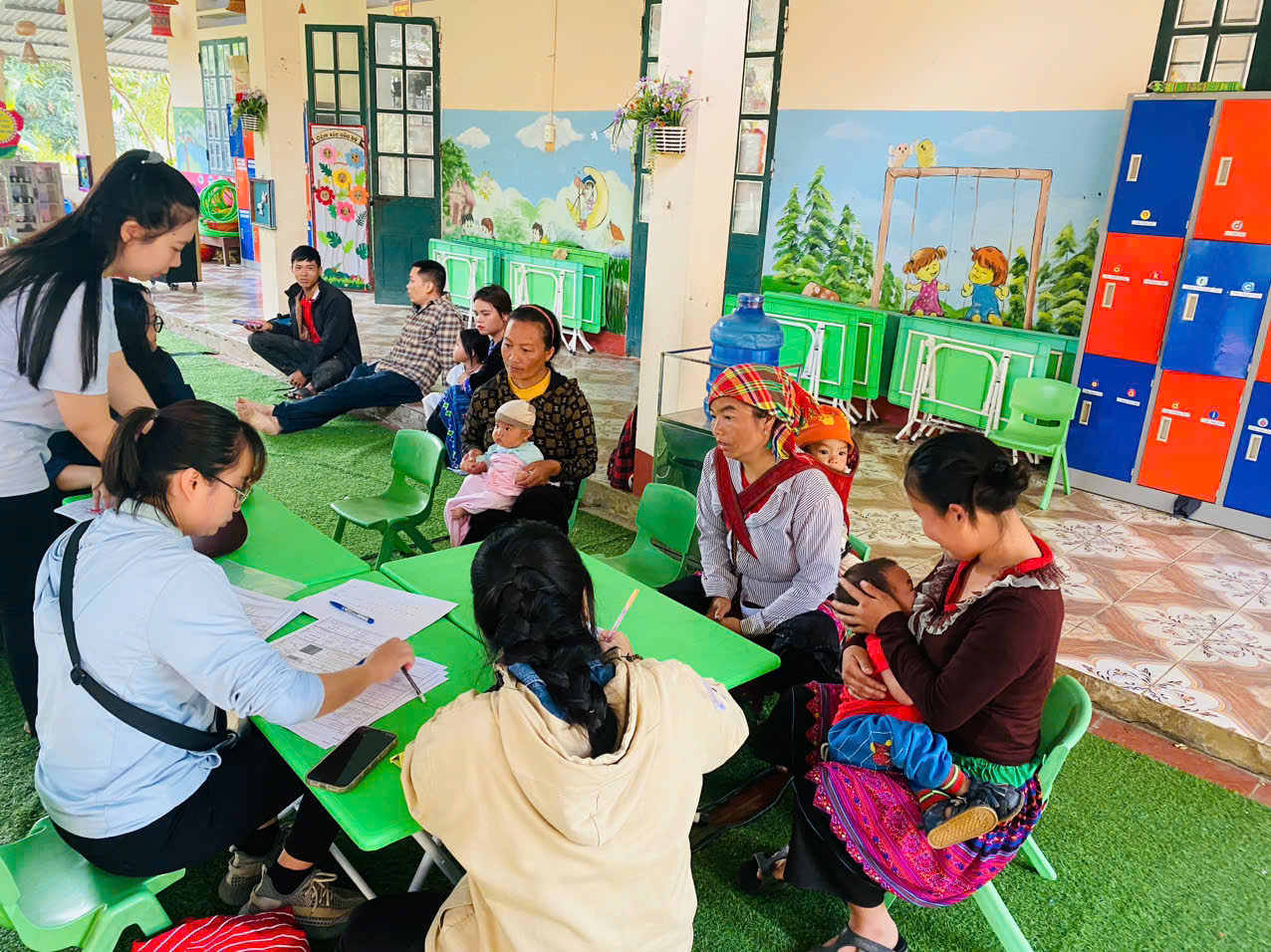 Lào Cai triển khai khảo sát tình hình dinh dưỡng mẹ và trẻ tại xã Nậm Chạc